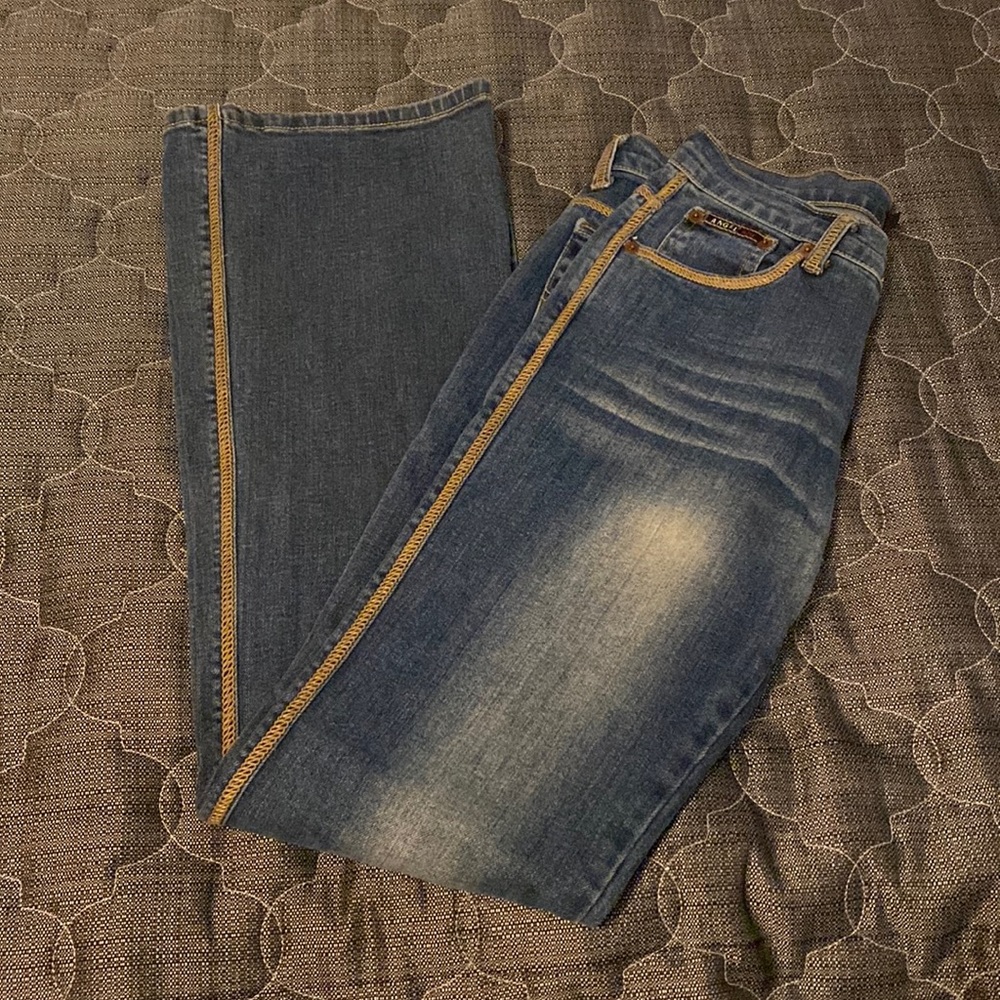 Vintage Y2K Angel American Brand Flare Jeans Size 3